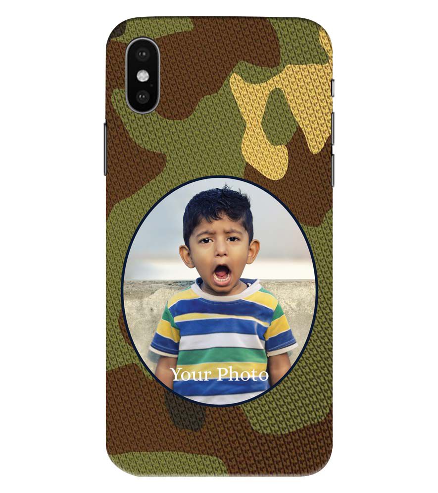 A0506-Camouflage Photo Back Cover for Apple iPhone XS Max