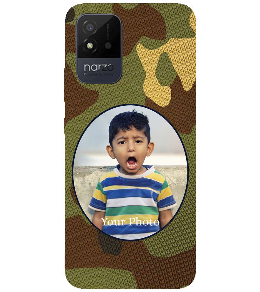 A0506-Camouflage Photo Back Cover for Realme Narzo 50i