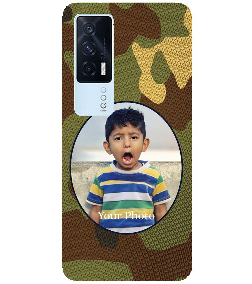 A0506-Camouflage Photo Back Cover for vivo iQOO 7