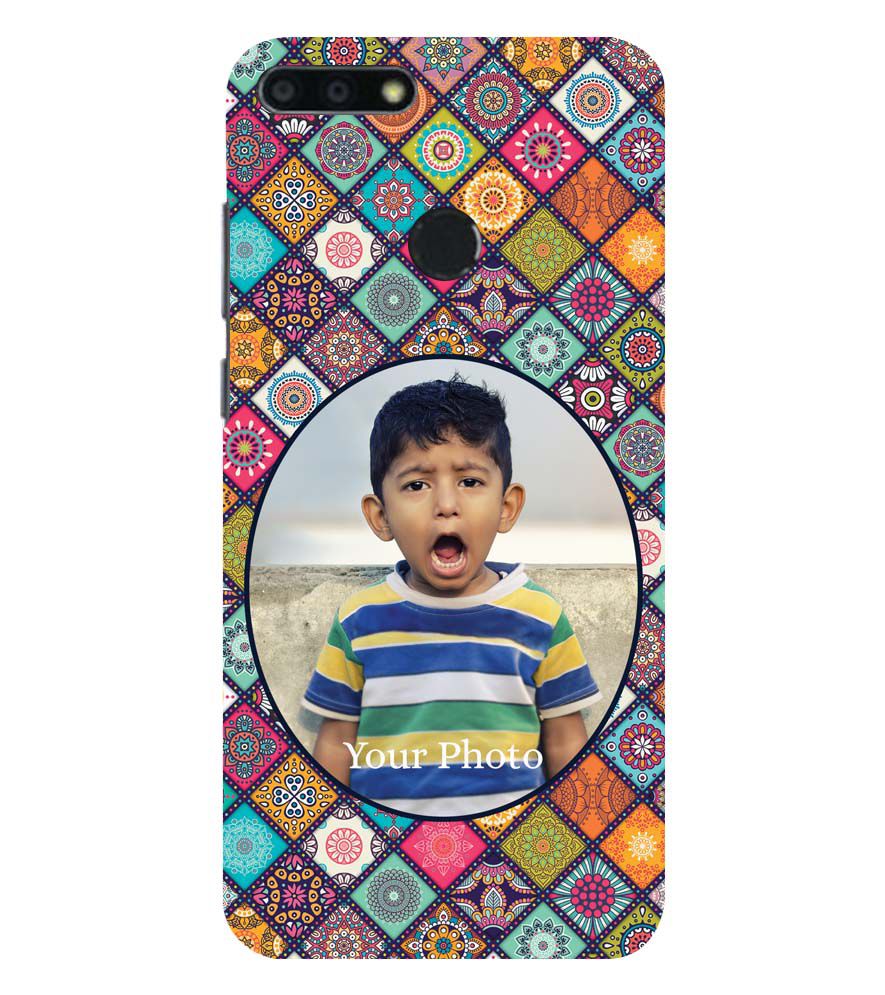 A0507-Mandala Photo Back Cover for Huawei Honor 7A