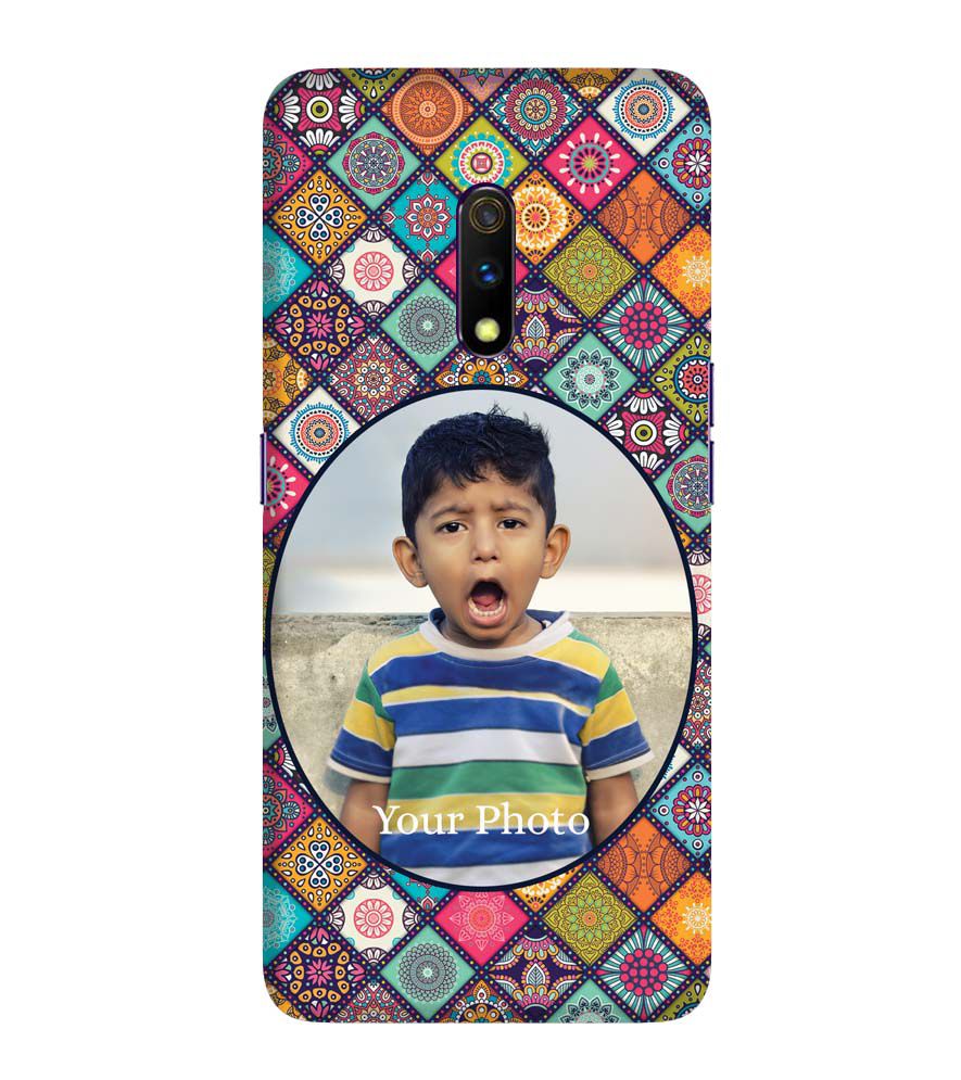A0507-Mandala Photo Back Cover for Realme X