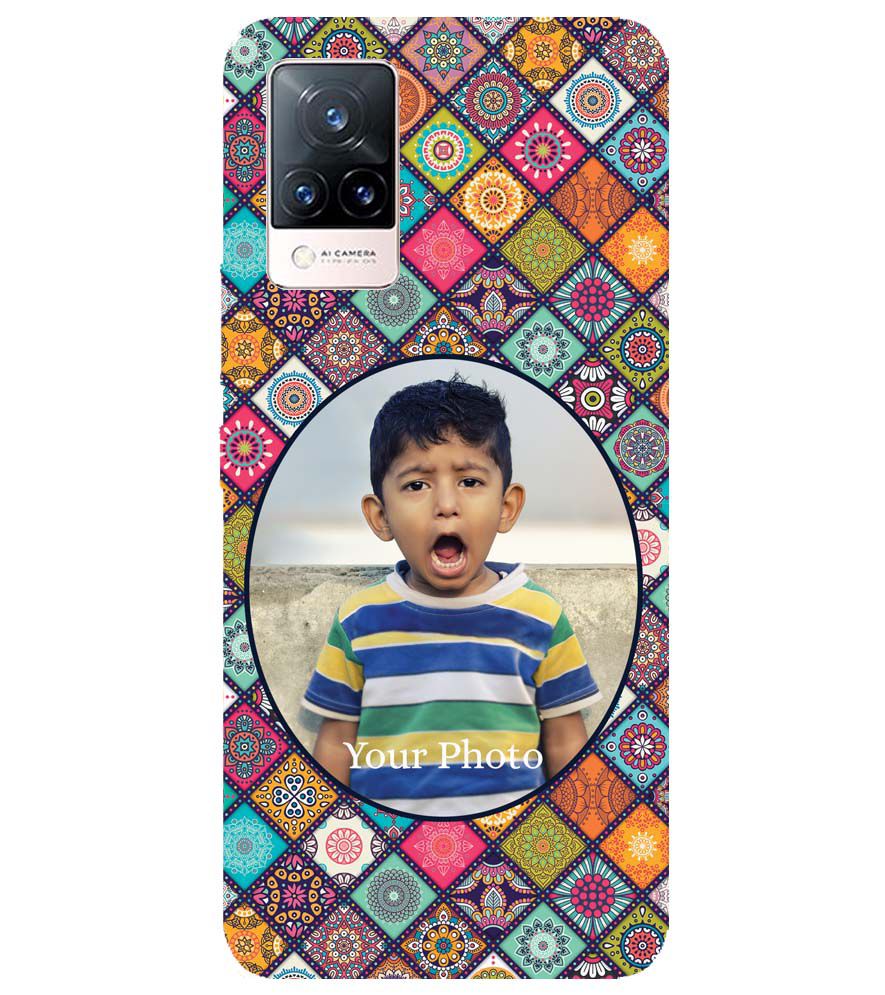 A0507-Mandala Photo Back Cover for Vivo V21 5G