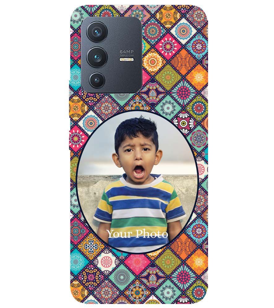 A0507-Mandala Photo Back Cover for vivo V23 5G