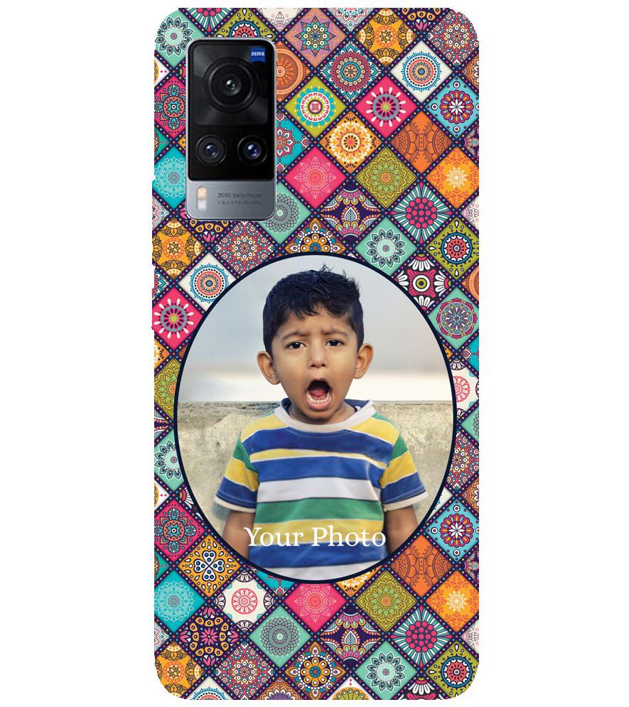 A0507-Mandala Photo Back Cover for vivo X60
