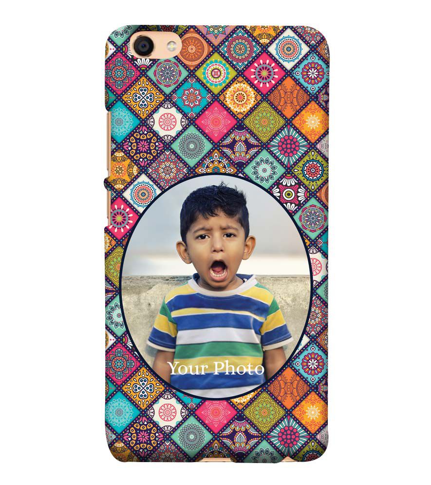 A0507-Mandala Photo Back Cover for vivo Y55s