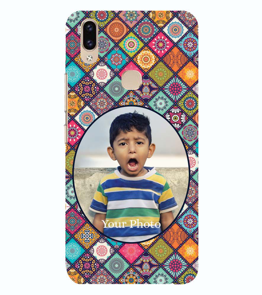 A0507-Mandala Photo Back Cover for Vivo Y95 and VivoY91