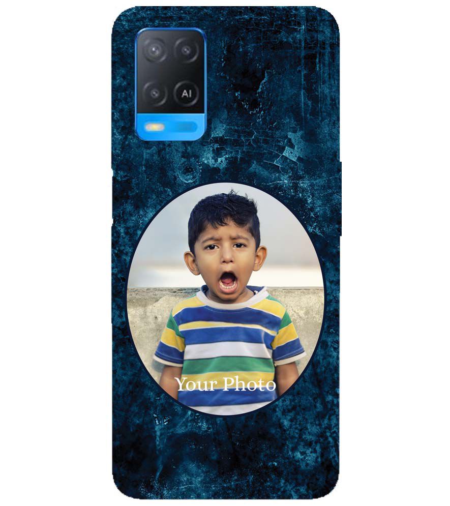 A0508-Photo on Blue Back Cover for Oppo A54