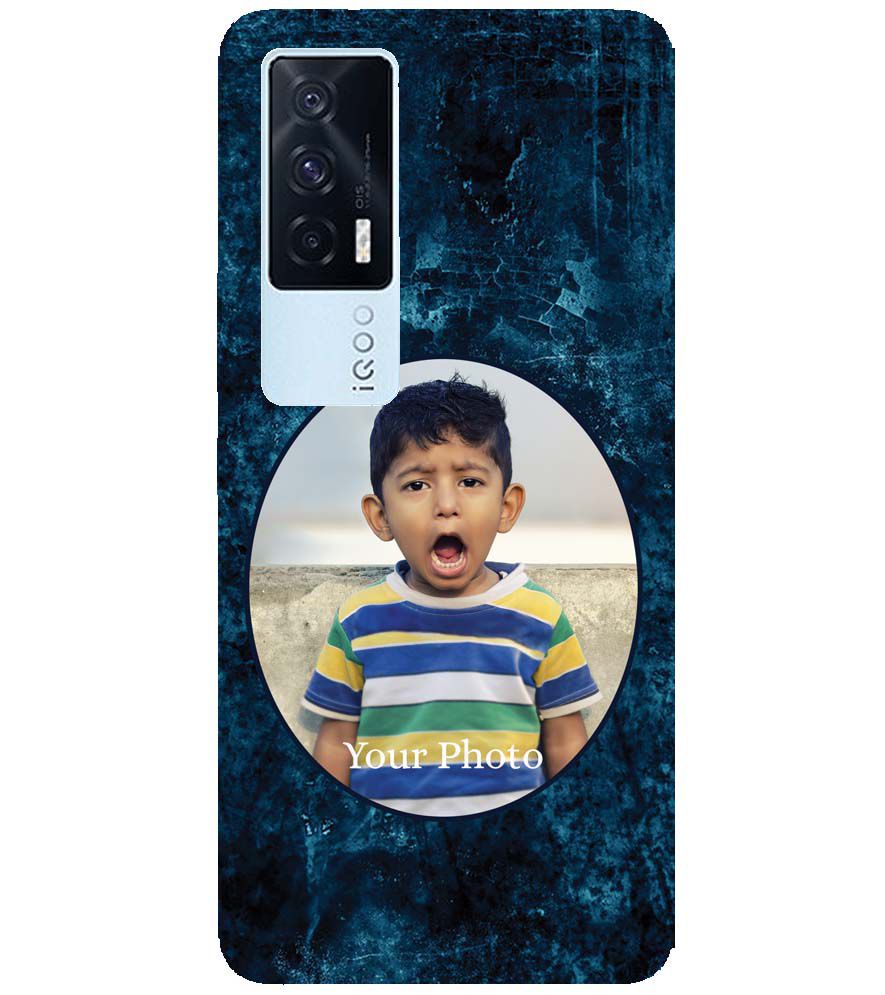 A0508-Photo on Blue Back Cover for vivo iQOO 7