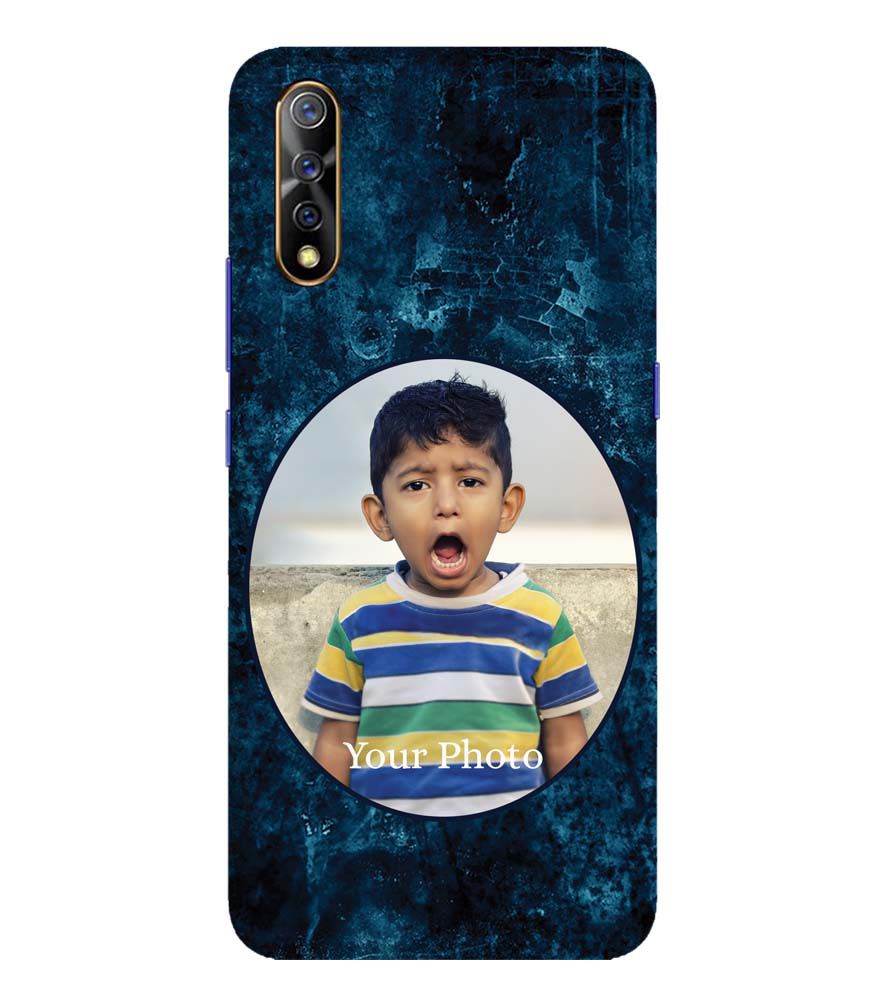 A0508-Photo on Blue Back Cover for Vivo S1