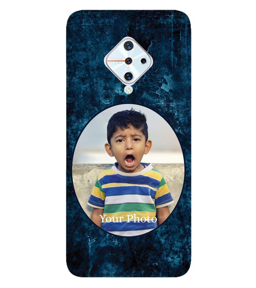 A0508-Photo on Blue Back Cover for Vivo S1 Pro