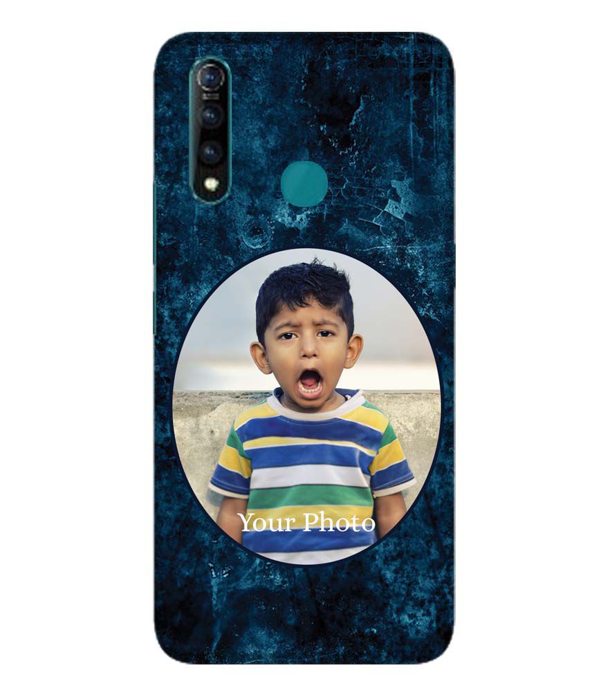 A0508-Photo on Blue Back Cover for Vivo Z1 Pro