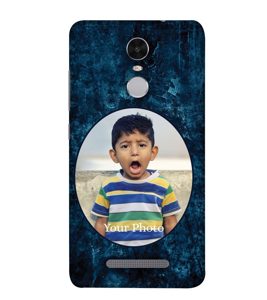 A0508-Photo on Blue Back Cover for Xiaomi Redmi Note 4