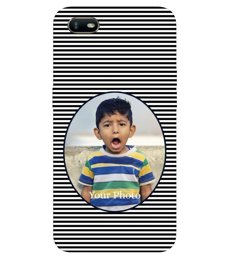 A0509-Stripes and Photo Back Cover for Oppo A1k