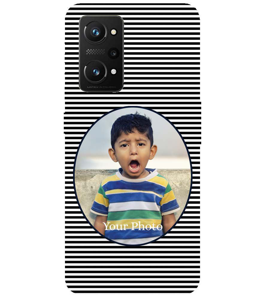 A0509-Stripes and Photo Back Cover for Realme X7 Max 5G