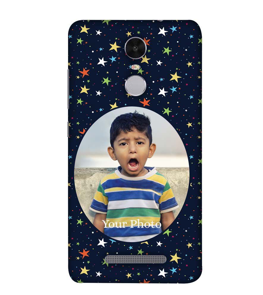 A0510-Stars and Photo Back Cover for Xiaomi Redmi Note 4