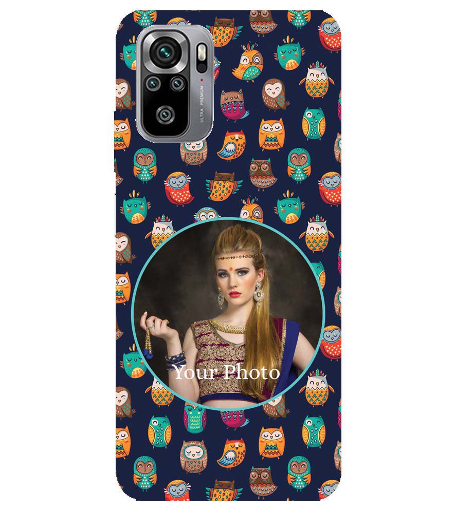 A0512-Owly Pattern Photo Back Cover for Xiaomi Redmi Note 11 SE (India)