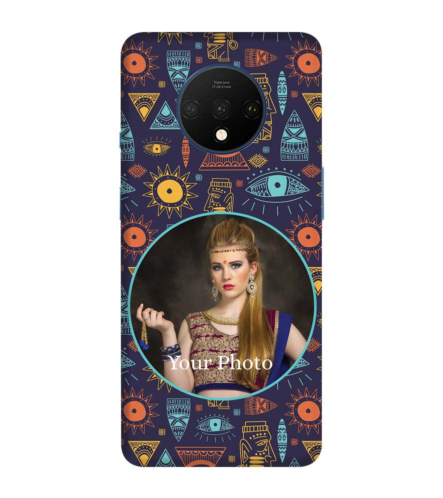 A0513-Traditional Pattern Photo Back Cover for OnePlus 7T