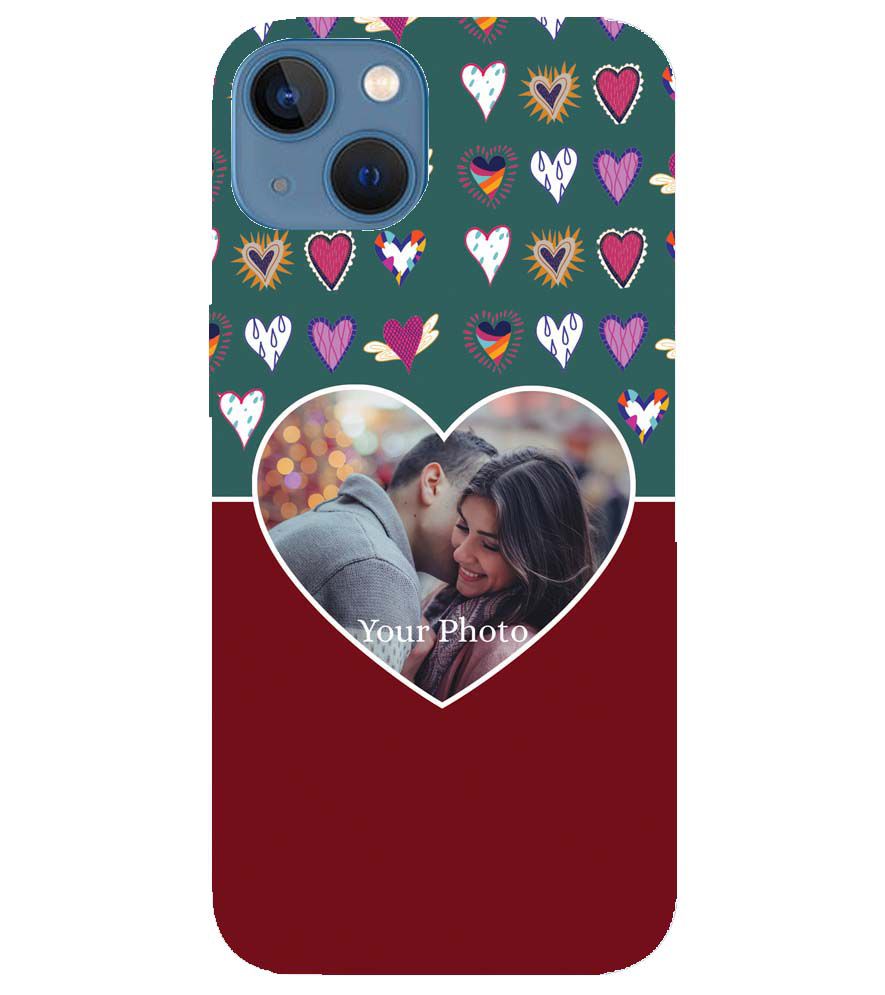 A0516-Hearts Photo Back Cover for Apple iPhone 13