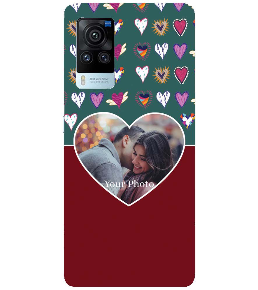 A0516-Hearts Photo Back Cover for vivo X60 Pro