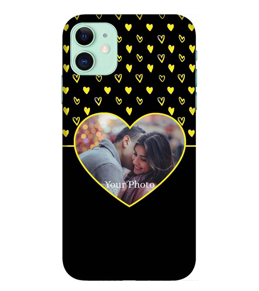 A0519-White Hearts Photo Back Cover for Apple iPhone 11