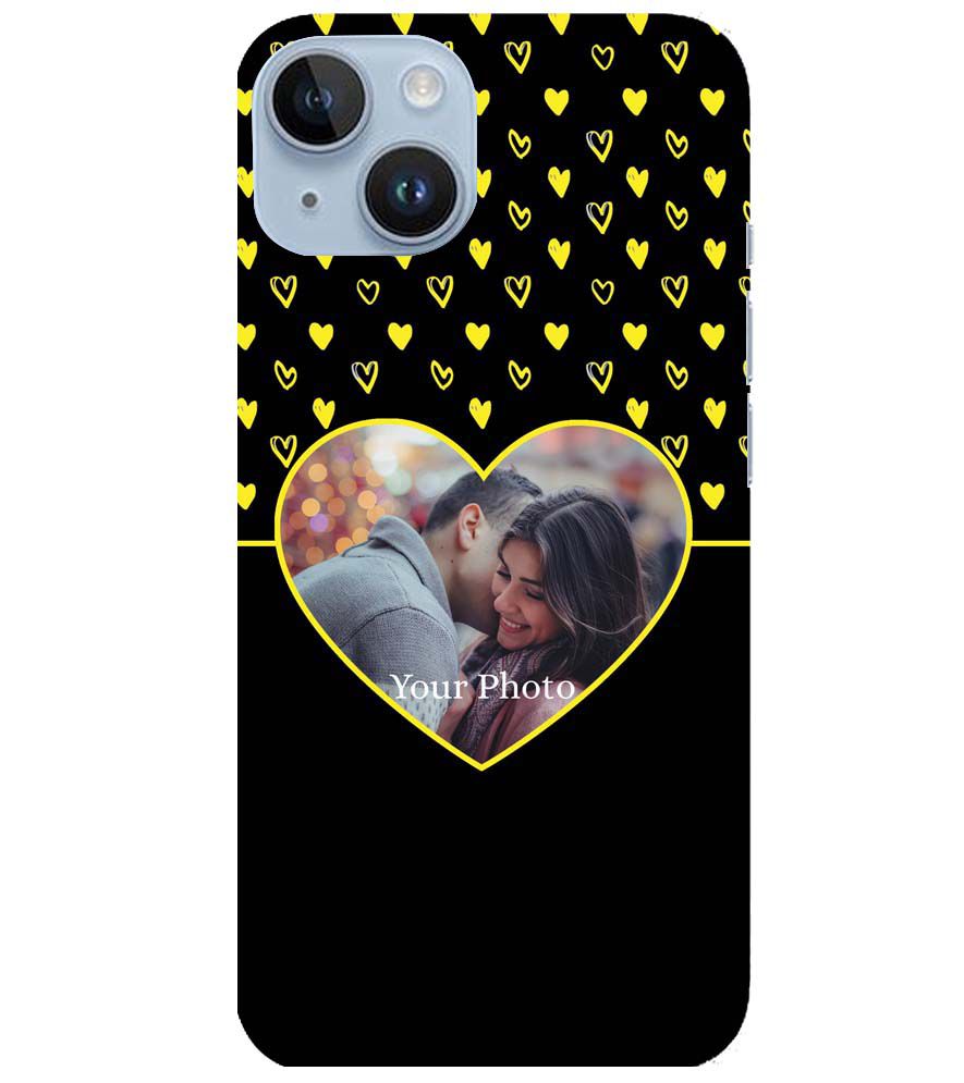A0519-White Hearts Photo Back Cover for Apple iPhone 14