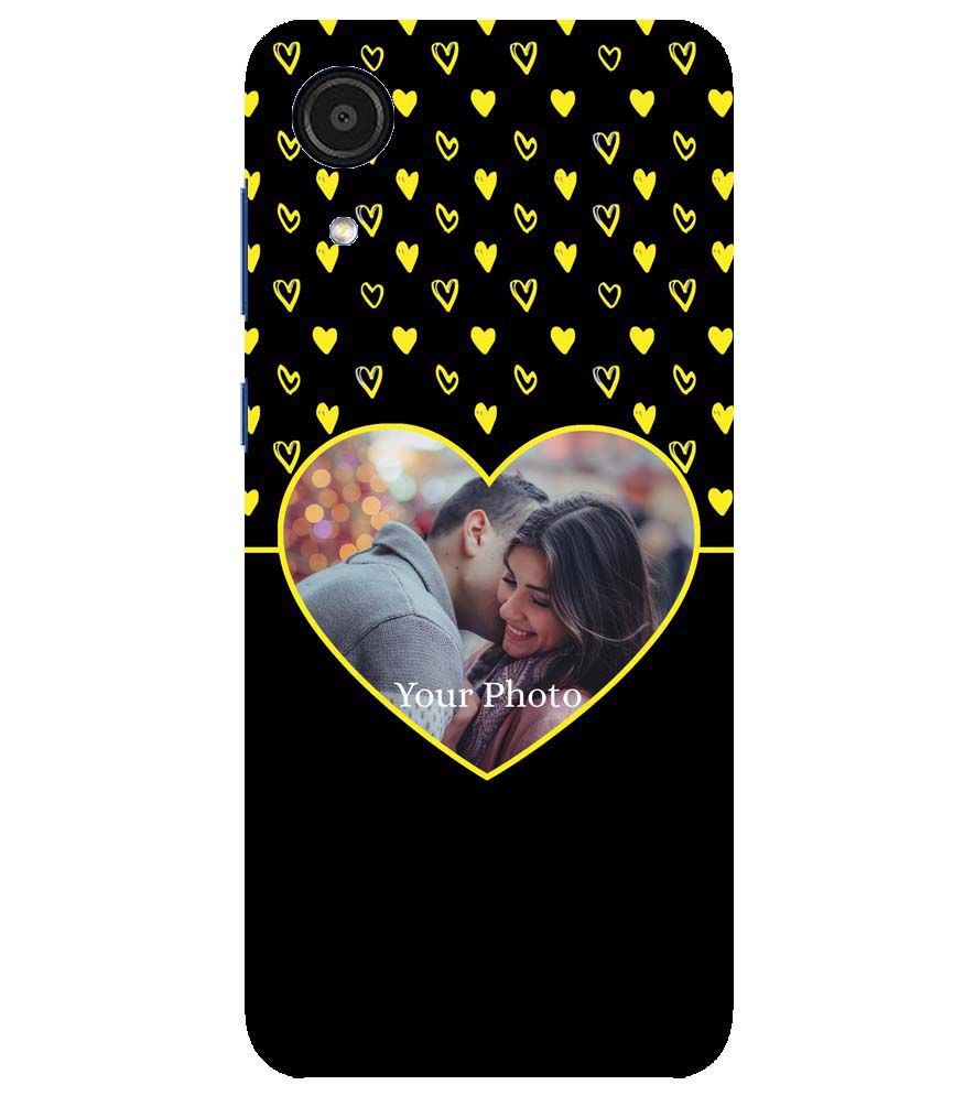 A0519-White Hearts Photo Back Cover for Samsung Galaxy A03 Core