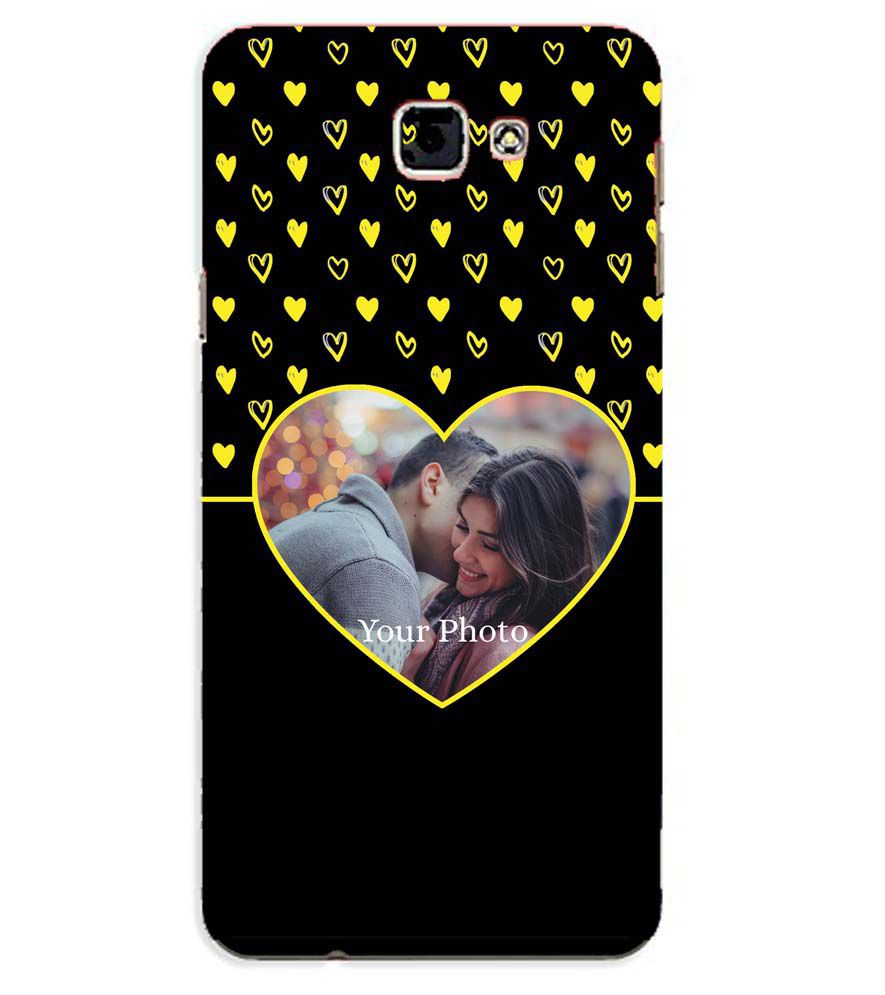 A0519-White Hearts Photo Back Cover for Samsung Galaxy J5 Prime