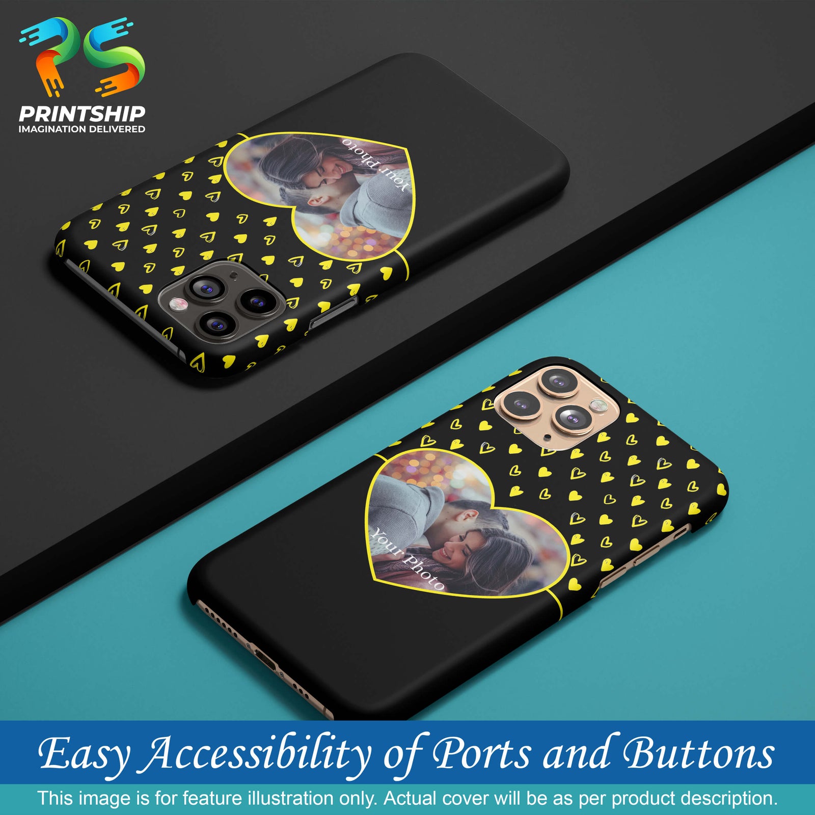 A0519-White Hearts Photo Back Cover for vivo V20-Image5