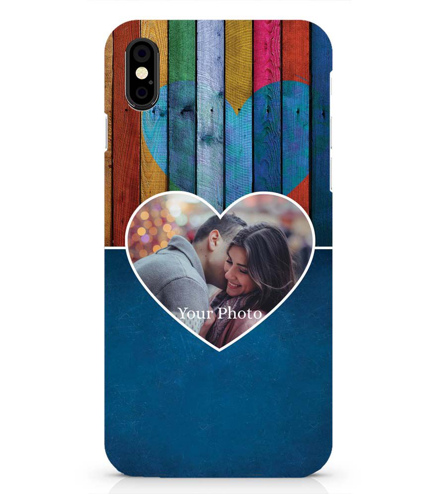 A0520-Woody Heart Photo Back Cover for Apple iPhone X