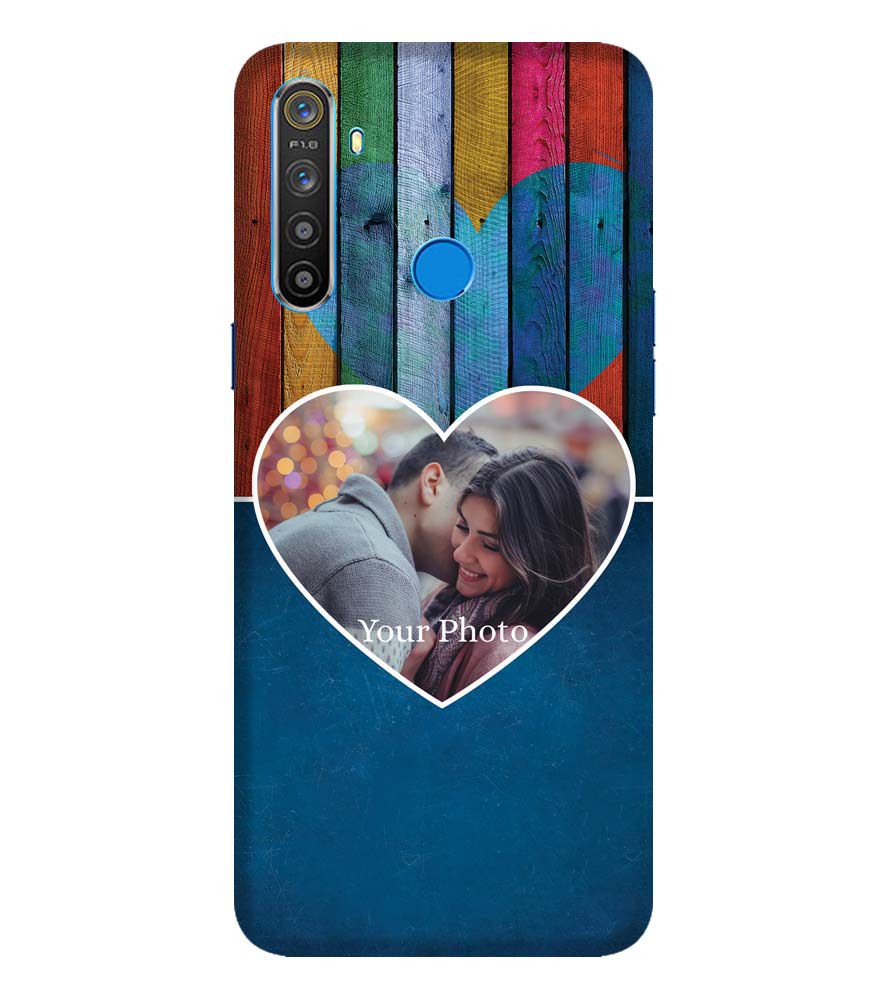 A0520-Woody Heart Photo Back Cover for Realme 5i