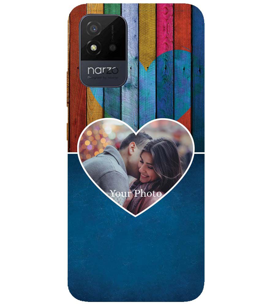 A0520-Woody Heart Photo Back Cover for Realme Narzo 50i