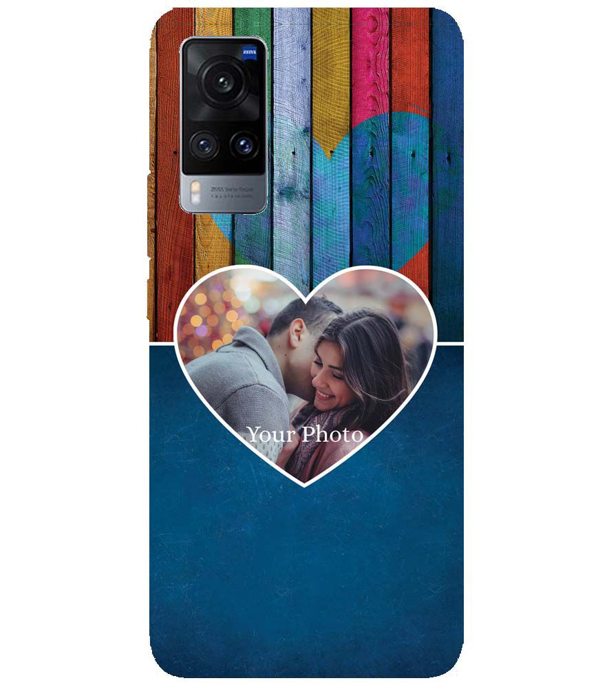 A0520-Woody Heart Photo Back Cover for vivo X60