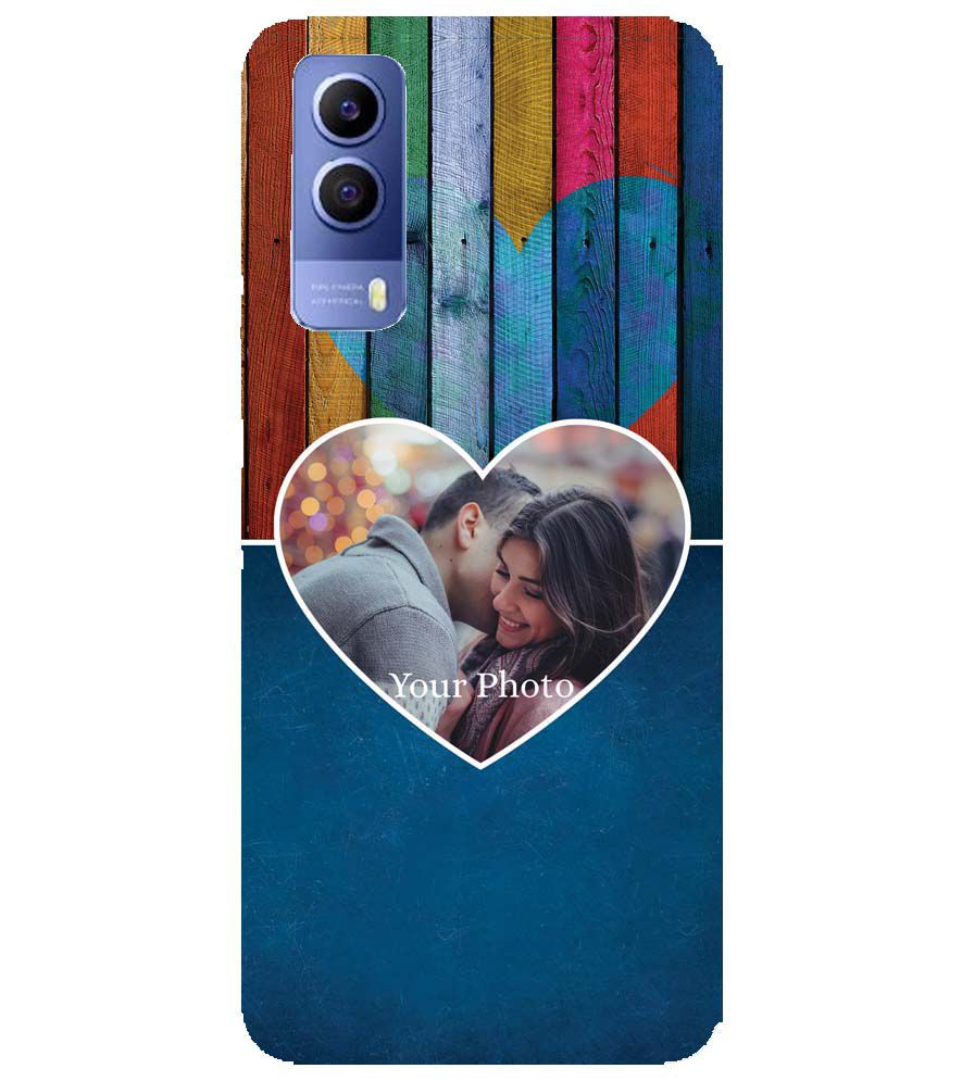 A0520-Woody Heart Photo Back Cover for vivo Y53s