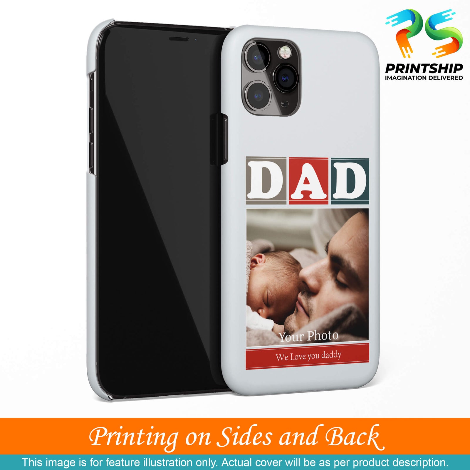 A0523-Love Dad Back Cover for Realme 5i-Image3