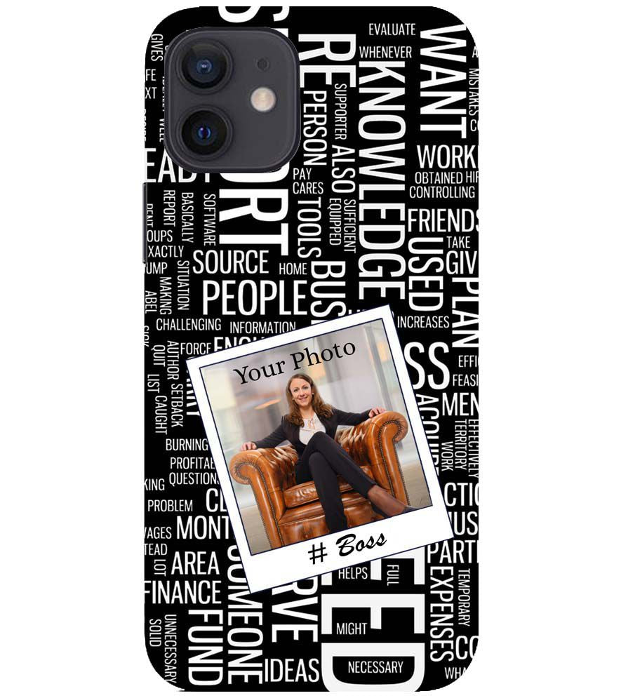 A0528-Boss with Photo Back Cover for Apple iPhone 12