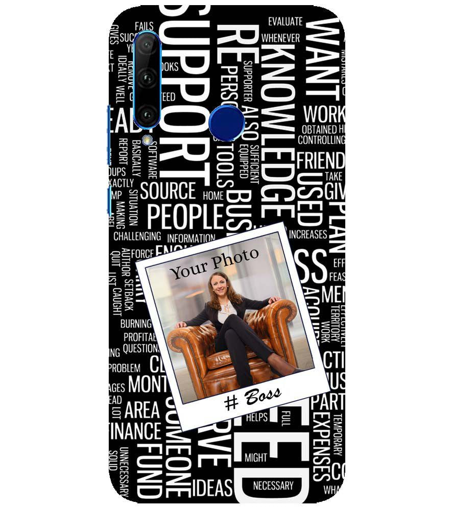 A0528-Boss with Photo Back Cover for Huawei Honor 10i