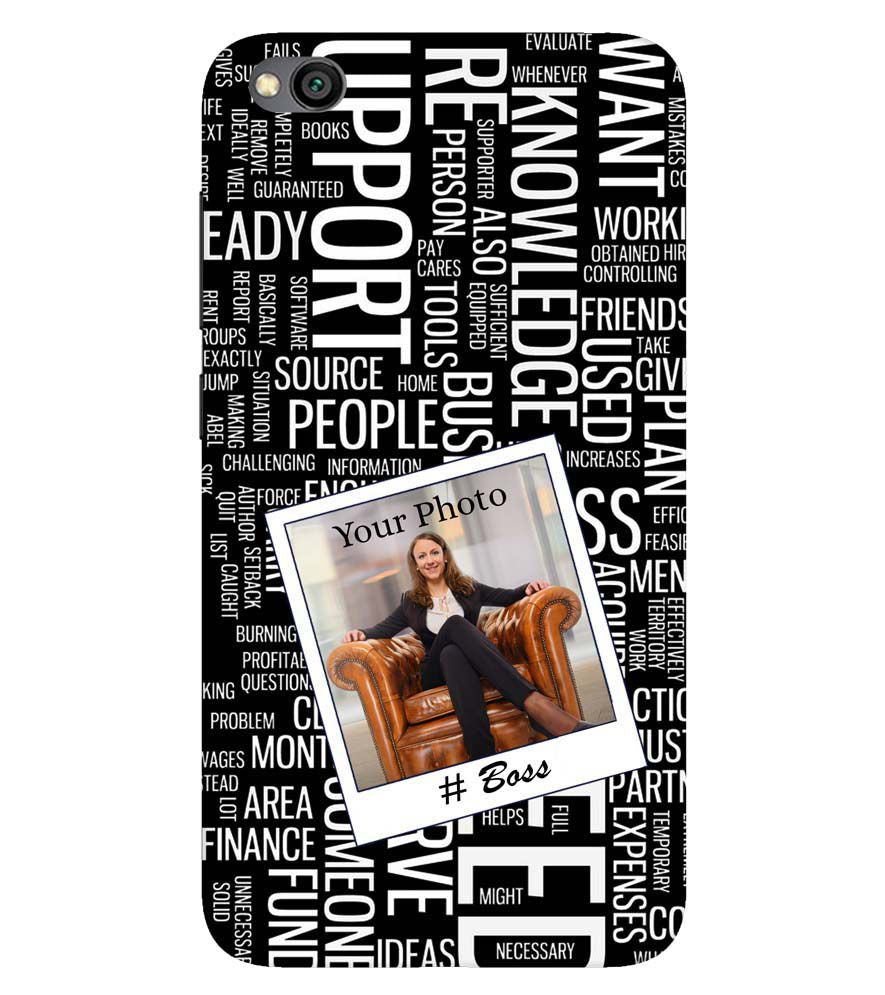 A0528-Boss with Photo Back Cover for Xiaomi Redmi Go