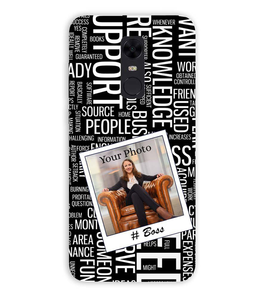 A0528-Boss with Photo Back Cover for Xiaomi Redmi Note 5
