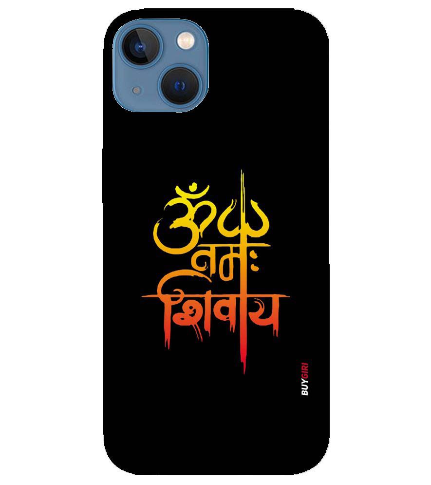 BG0063-Om Namah Shivay Back Cover for Apple iPhone 13