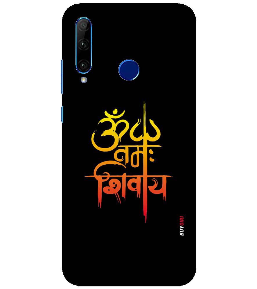 BG0063-Om Namah Shivay Back Cover for Huawei Honor 10i