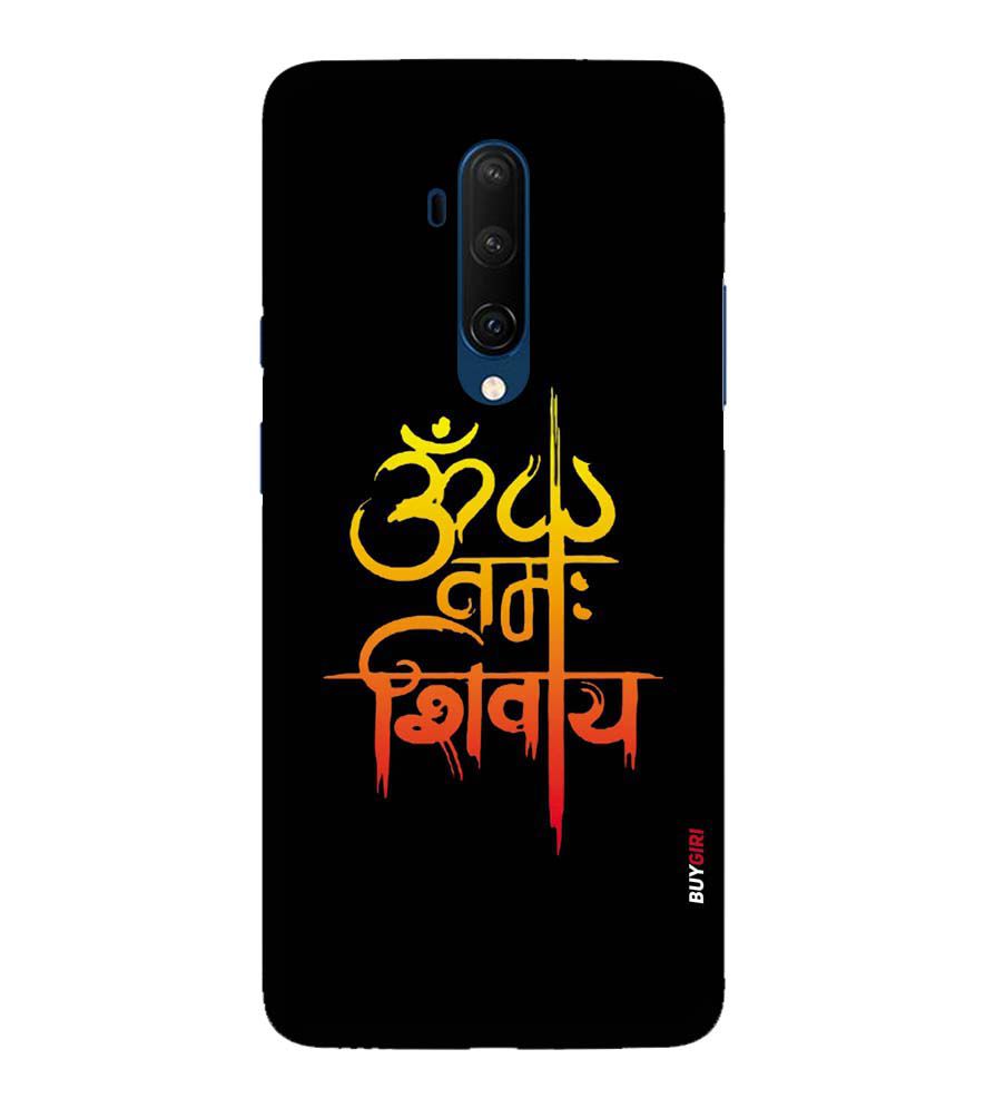BG0063-Om Namah Shivay Back Cover for OnePlus 7T Pro