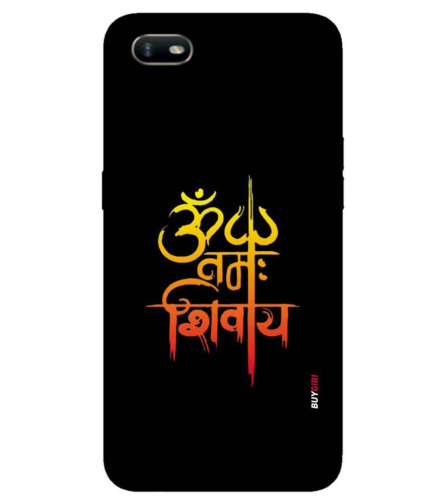 BG0063-Om Namah Shivay Back Cover for Oppo A1k