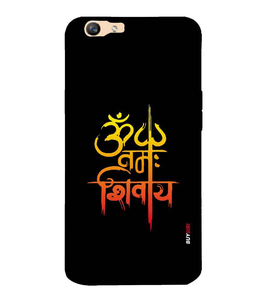 BG0063-Om Namah Shivay Back Cover for Oppo F1s : A59