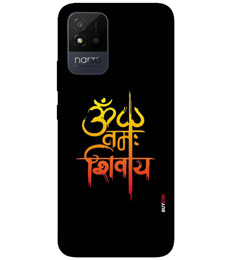 BG0063-Om Namah Shivay Back Cover for Realme Narzo 50i