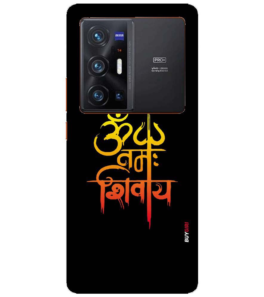 BG0063-Om Namah Shivay Back Cover for vivo X70 Pro+