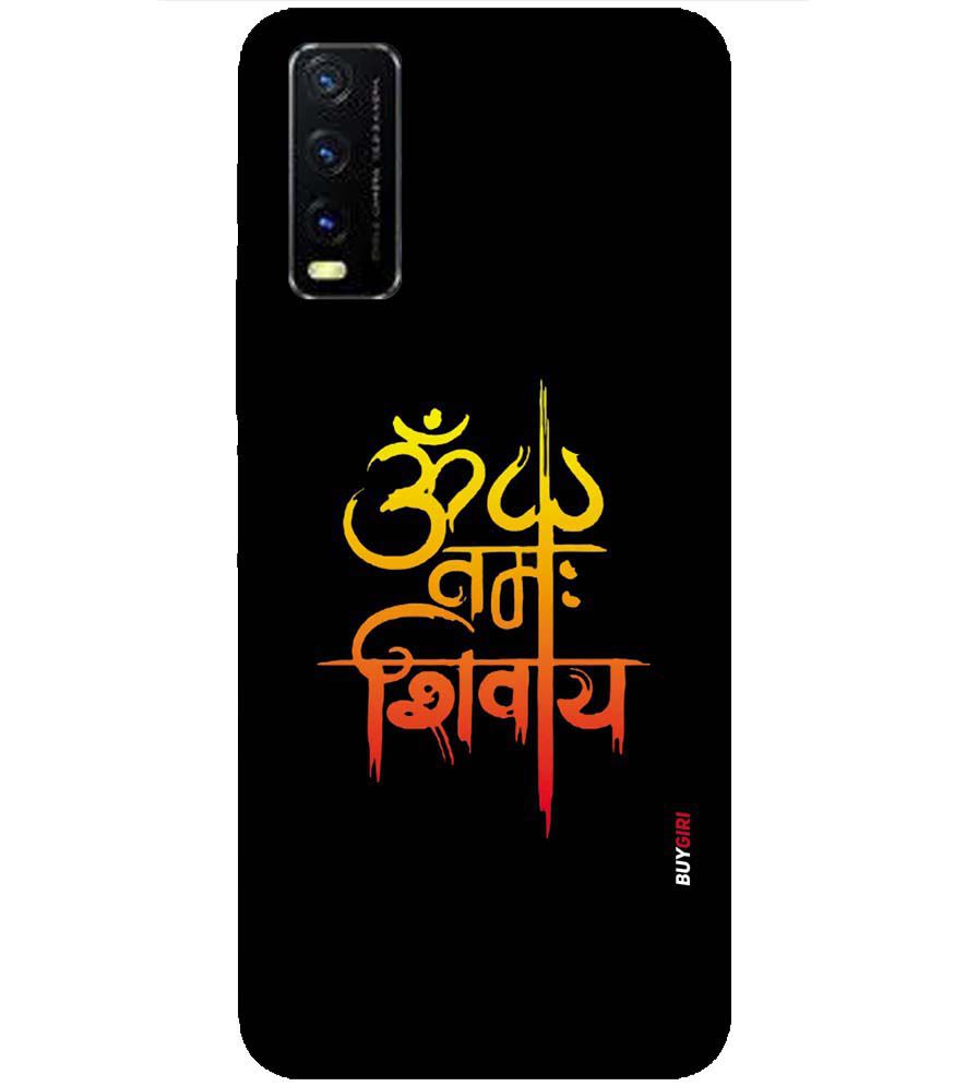 BG0063-Om Namah Shivay Back Cover for vivo Y20s