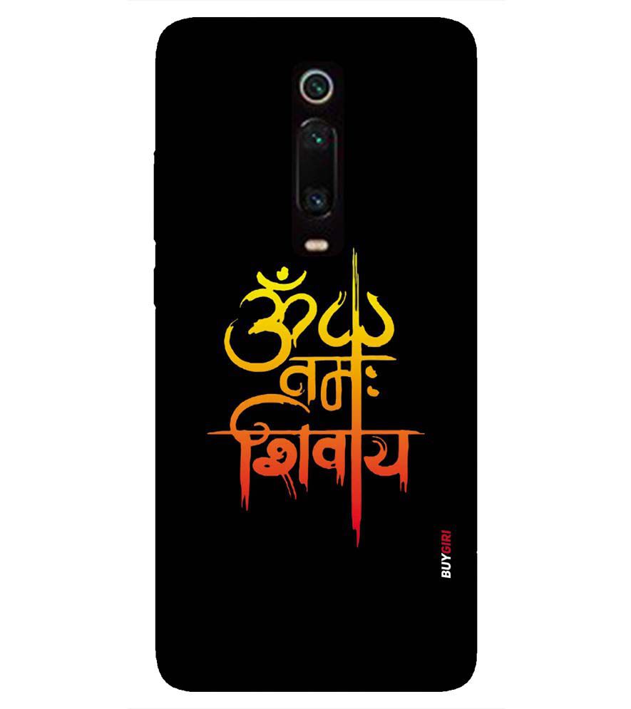BG0063-Om Namah Shivay Back Cover for Xiaomi Redmi K20 Pro