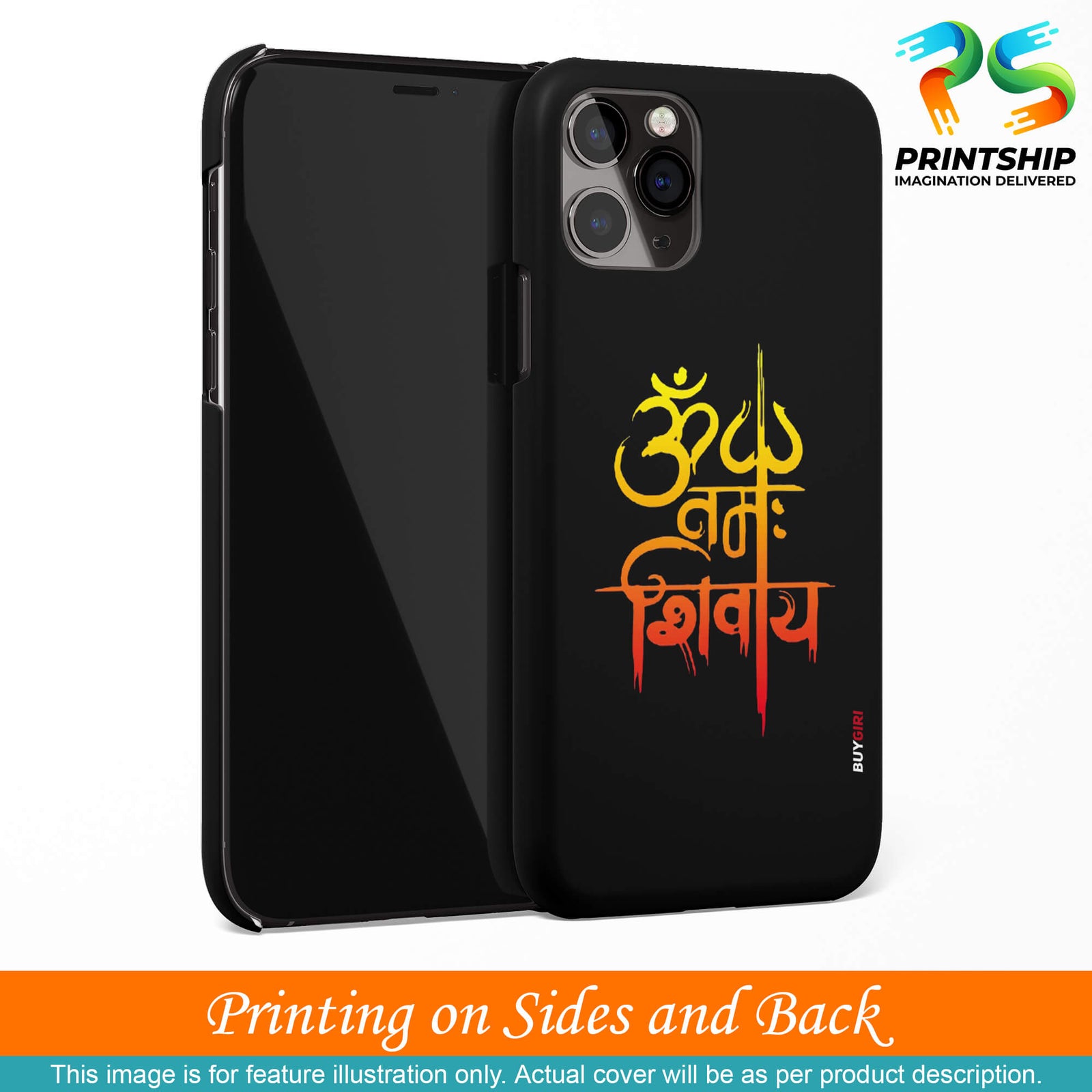 BG0063-Om Namah Shivay Back Cover for Oppo A72-Image3