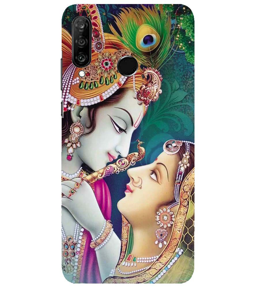 BG0072-Radha Krishna Back Cover for Huawei nova 4e