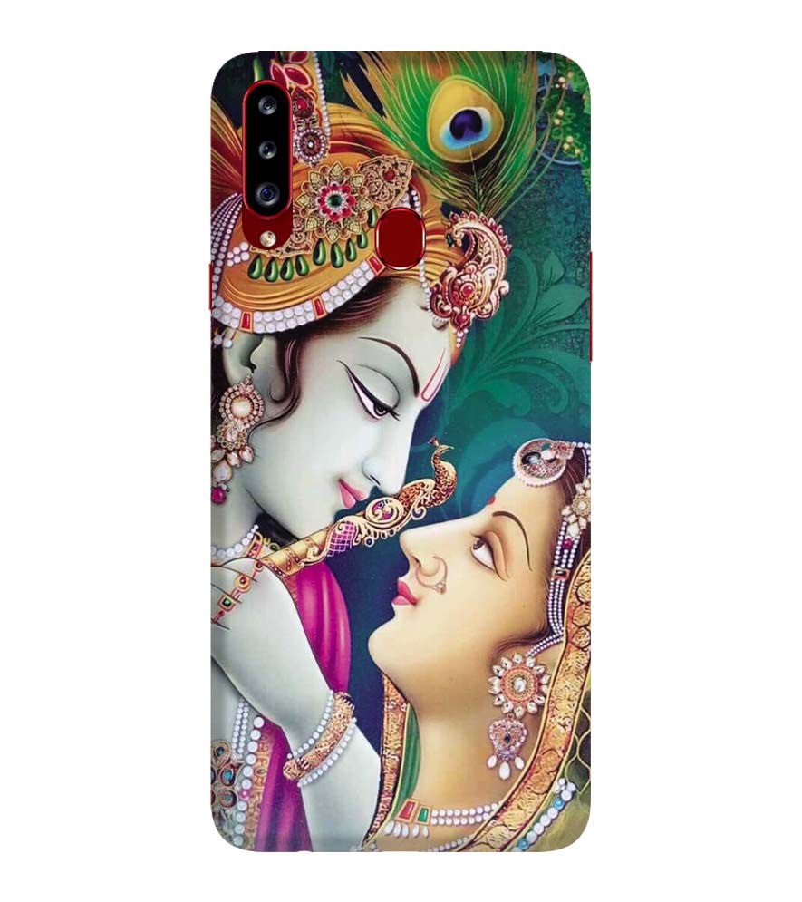 BG0072-Radha Krishna Back Cover for Samsung Galaxy A20s